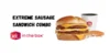 Jack in the Box Extreme Sausage Sandwich Combo, Teste, Price, Calories - Post Thumbnail