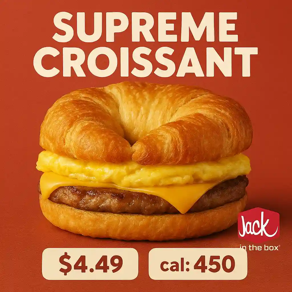 Jack in the Box Supreme Croissant