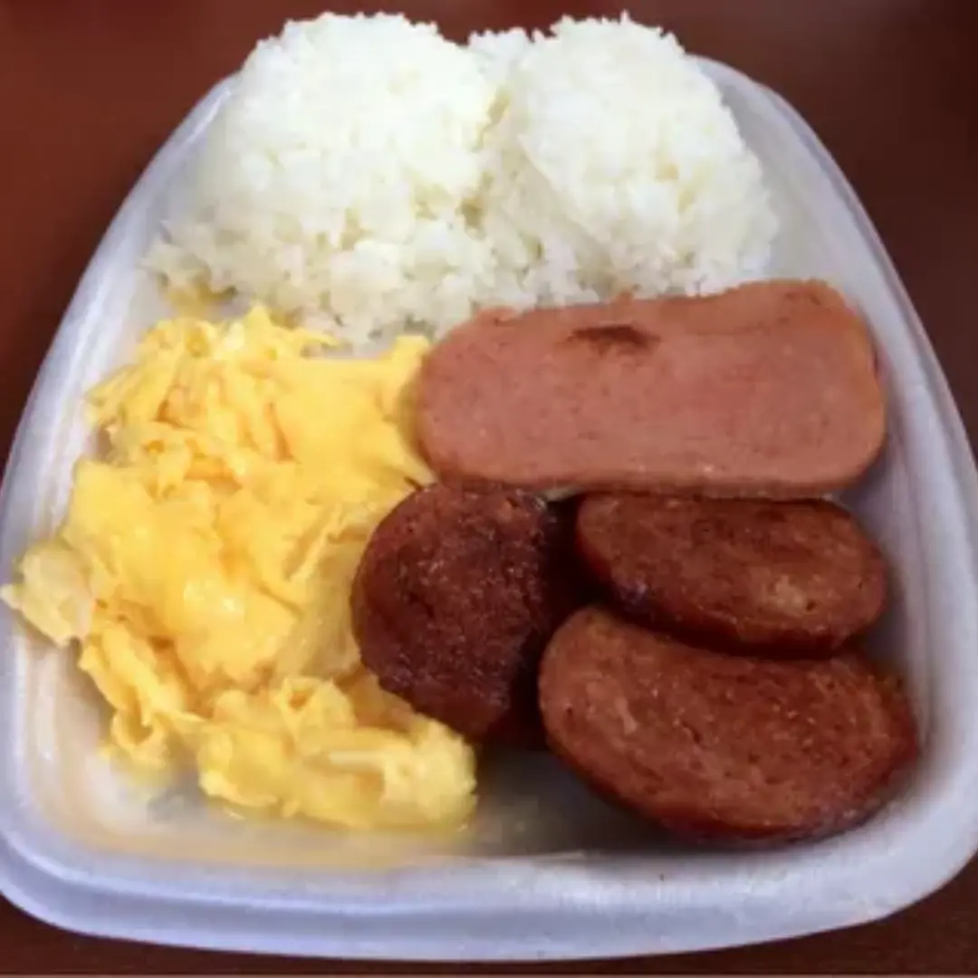 Spam Platter with Rice Combo Breakfast from Jack in the Box