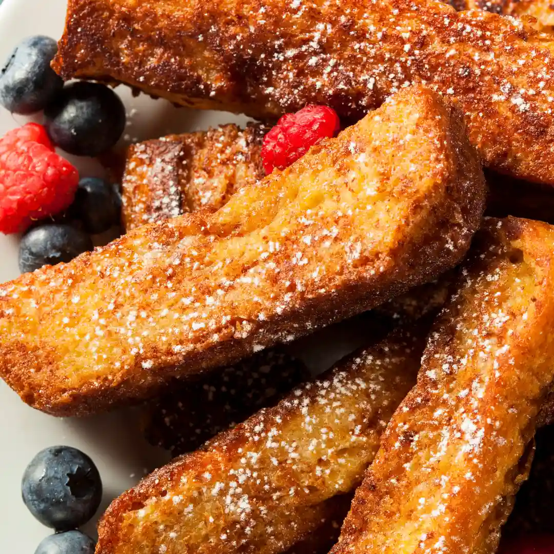 Jack in the Box 3pc Classic French Toast Sticks Platter with Bacon Combo