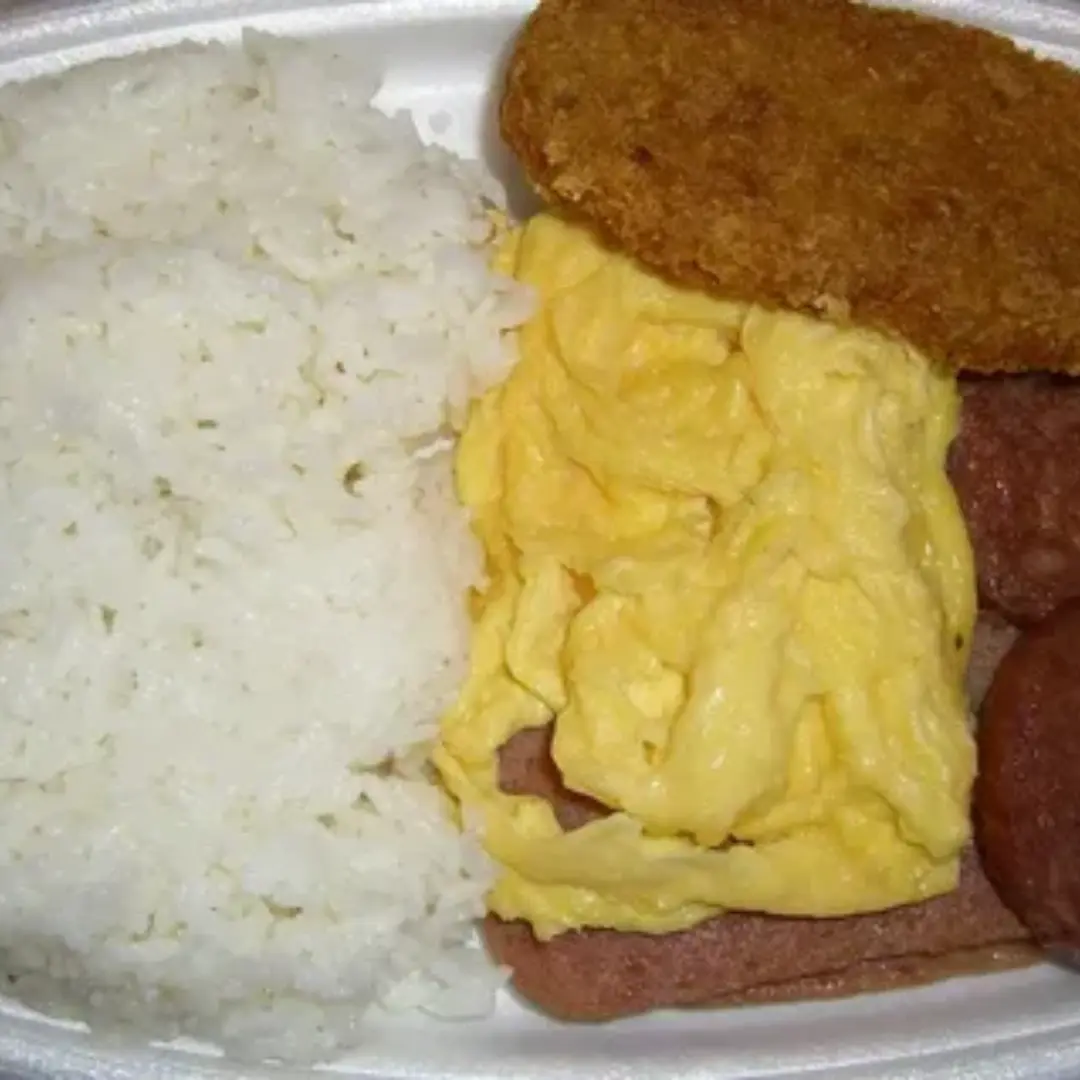 jack in the box Spam Platter with Fried Rice Combo